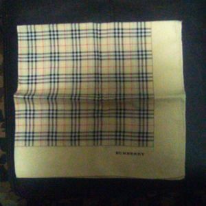 Authentic Burberry hankerchief/pocket squar